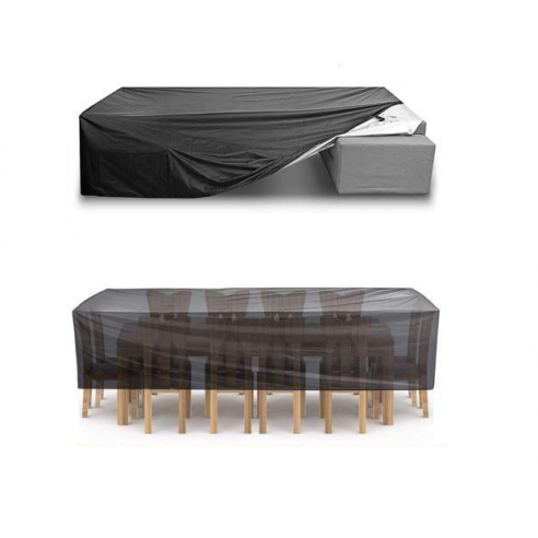 Bâche de protection pour meubles d'extérieur couleur noire